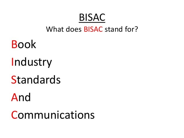 bisac subject headings 2011